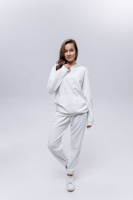Костюм жіночий (unisex) білий двохнитка