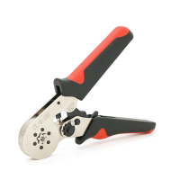 Кримпер CI-6-10S для обжима кабельного наконечника, 0.25-6mm2, Black-red