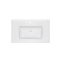 Раковина Qtap Albatross E49 800х490х200 White з донним клапаном QT01119080E49W