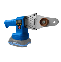 Паяльник для труб акумуляторний ZEGOR CHM-63 (20В/каркас)