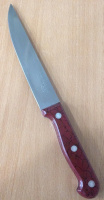 Нож кухонный (коричневая ручка, 22,5см) 10-3
