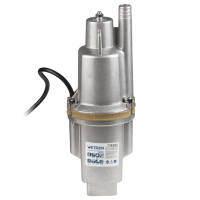 Насос вібраційний 0.25кВт H 75м Q 18л/хв Ø100мм 10м кабелю верхній вхід WETRON WVM60 (778382)