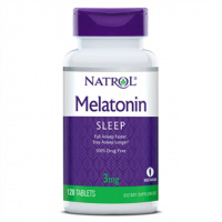 Мелатонин, Melatonin 3 мг, Natrol, 120 таблеток