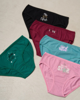 Батальні трусики бавовна - різнокольоровий мікс р.2XL, 3XL, 4XL     5 шт.