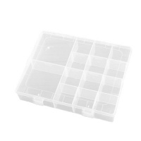 Коробка органайзер кейс для снастей бисера 200х165x37мм 14 ячеек