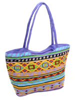 PODIUM Сумка Женская Пляжная текстиль Podium /1340 purple