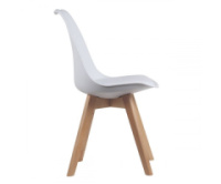 Стілець Тор м'який обідній білий