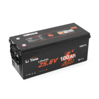 Аккумуляторная батарея LiFePO4 Li-TIME 25.6V 100Ah BT, 2560Wh, BMS 100A, 532*207*215мм