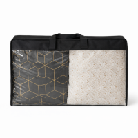 Сумка ORGANIZE для хранения вещей\сумка для одеяла M (черный)