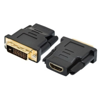 Переходник HDMI(мама)/DVI-I 24+5 (папа) Black Q50