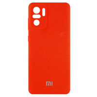 Чохол Silicone Cover Full Camera (AA) Для Xiaomi Redmi Note 10 / Note 10s (Помаранчевий / Neon Orange) - купити в SmartEra.ua