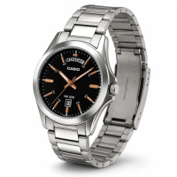 Чоловічий годинник Casio MTP-1370D-1A2 Classic — сталевий корпус, мінеральне скло та водонепроникність 5 ATM