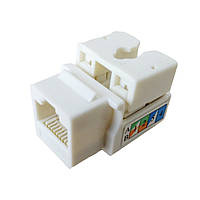 TENCE Розетка інформаційна RJ-45 комп'ютерна UTP CAT5 модульна установка у люк, кабель-канал