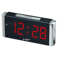 Электронные проводные цифровые часы VST 731 Красная подсветка