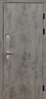 Двері вхідні квартира РУБІЖ Еліс Оксид темний