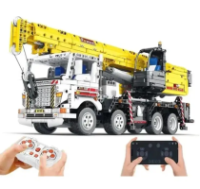 Конструктор авто кран на радіокеруванні Reobrix 22007 довжина 51 см, 2206 деталей, Акумулятор