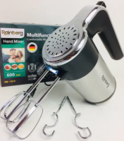 Ручний міксер Rainberg RB-1012 на 5 швидкостей 600W