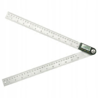 Угломер электронный (транспортир, малка) с линейкой 300 мм PROTESTER 5422-300