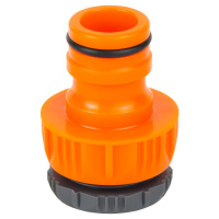 Адаптер для коннектора 3/4« універсальний 3/4»×1« в/р (ABS) FLORA (5015844)