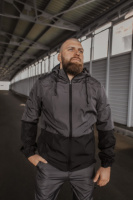 Ветровка Softshell Light Intruder серо-черная