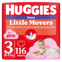 Подгузники Huggies Little Movers/Pants 3 M-Pack 6-11 кг для девочек 116 шт (5029054568033)