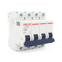 Автоматический выключатель переменного тока Delixi HDBE-63 C40 34/6000A, 400V