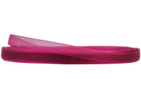 ﻿ Стрічка органза 0,5 см*22,86 м, колір бургунді