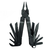 Мультитул Leatherman Super Tool 300 BLACK, чехол MOLLE (Камо), картонная коробка