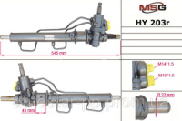 Рулевая рейка с ГУР восстановленная HYUNDAI ATOS (MX) 98-02