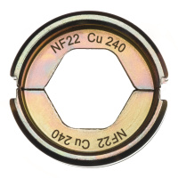 Матриця обтискна для кабелів та конекторів MILWAUKEE, NF22 Cu 240