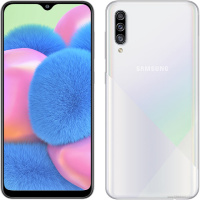 Смартфон Samsung Galaxy A30s (A307F) 4/32GB White 6.4« 4000 mAh Bluetooth 5.0 2SIM 4G 25 Мп + 5 Мп + 8 Мп