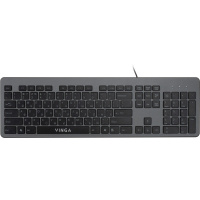 Клавиатура Vinga KB735 black-grey