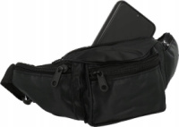 Поясна сумка, бананка Loren  чорна