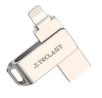 Флэш-накопитель Teclast, USB 3.0/Lightning, 64GB, 5V, 7.25/21.3MByte/s,  Алюминиевый сплав, BOX