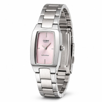 Жіночий годинник Casio LTP-1165A-4C — Класична модель з рожевим циферблатом та сталевим браслетом