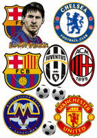 Вафельные картинки на тему: Футбол