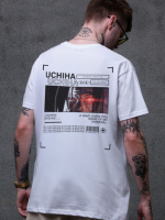 Оверсайз Футболка З Принтом Without Uchiha White