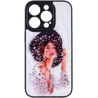 TPU+PC чохол Prisma Ladies для Apple iPhone 14 Pro Max (6.7«), Girl in a hat - купити в SmartEra.ua