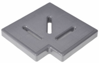 Кутовий елемент Aquaviva KP HKE23-G для переливної решітки 90° 145х22 мм