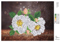 Схема для вишивання Ніжні ружі