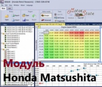 Модуль редактора прошивок BitEdit - Honda Matsushita