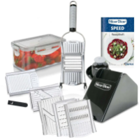 Универсальная овощерезка Nicer Dicer SPEED Кухонный измельчитель - рубанок с насадками