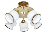 Классическая Люстра SVLIGHT пятиламповая поворотная 5018/5 золото