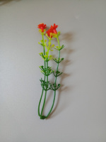 Добавка на ножку  / 9 см/ красный цветок