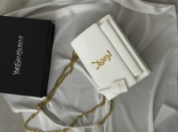 Жіноча сумочка Saint Laurent Sunset Medium білий