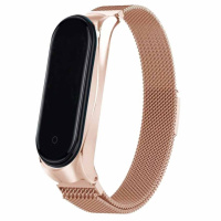 Ремінець Milanese Loop Design для Xiaomi Mi Band 3/4, Champagne gold - купити в SmartEra.ua