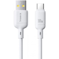 Кабель Baseus Silky Series USB to Type-C 100W 2m White (P10377703213-01)
