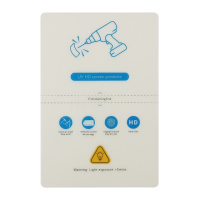 Гидрогелевая защитная плёнка для плоттера UV с олеофобным покрытием глянцевая, размер 120мм х 180мм 0,15mm