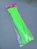 Синельная проволока/ 30 см / 5 мм/ ~100 шт / салатовый неон