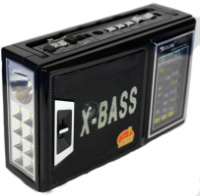 Радіоприймач USB/SD MP3 GOLON RX-166 LED